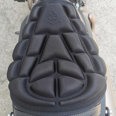 Motorrad-Sitzkissen, 3D-Stoßdämpfung, Sitzpolster, wasserabweisender Sitzbezug, bequem