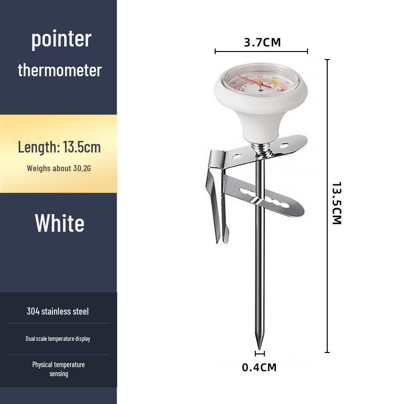 

Stainless Steel Clip-On Coffee Thermometer for Pour-Over Pots