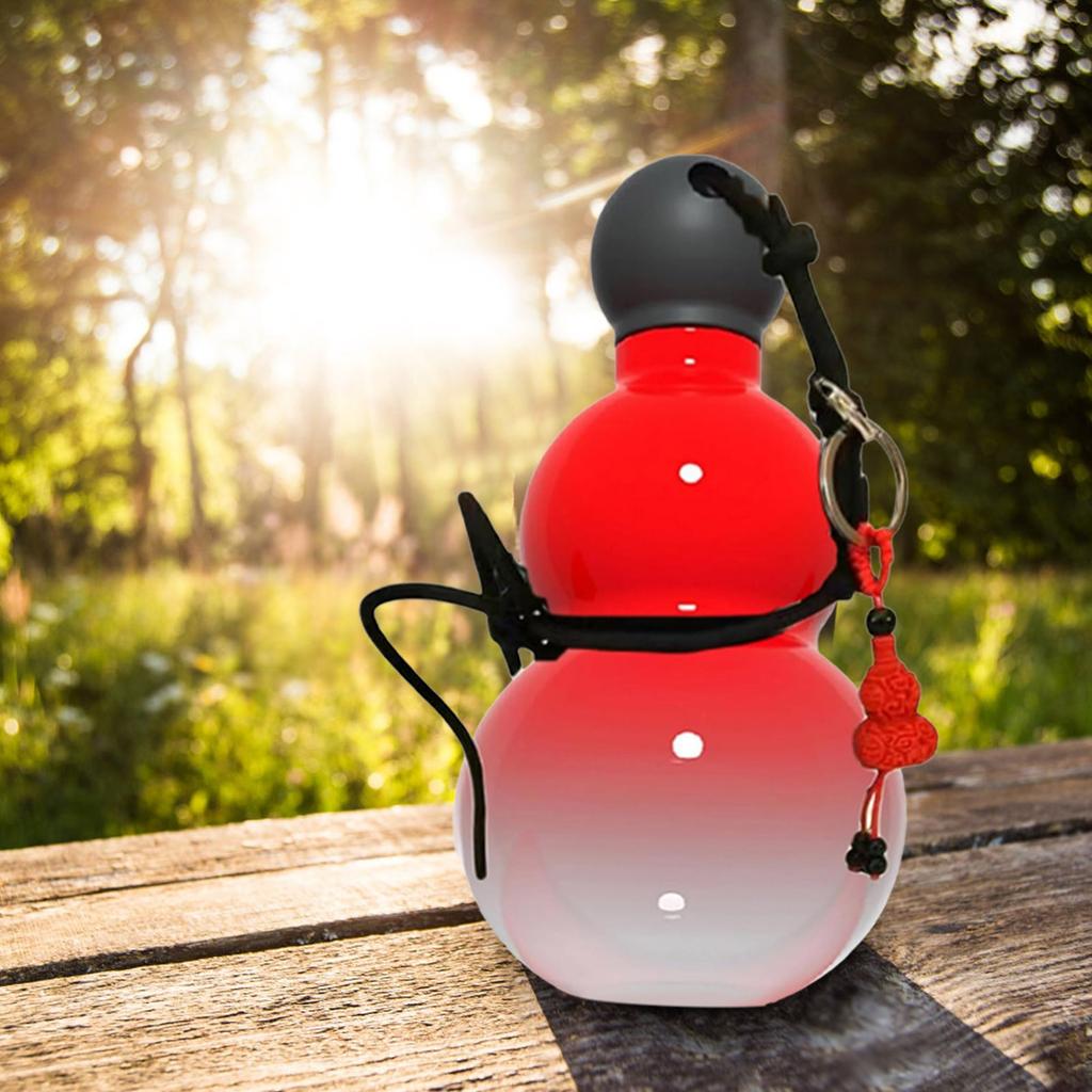 Nová tykev láhev na vodu, tykev inspirovaná čínským retro stylem, plastová láhev na vodu ve stylu tykve pro muže a ženy, cestovní láhev na vodu do posilovny