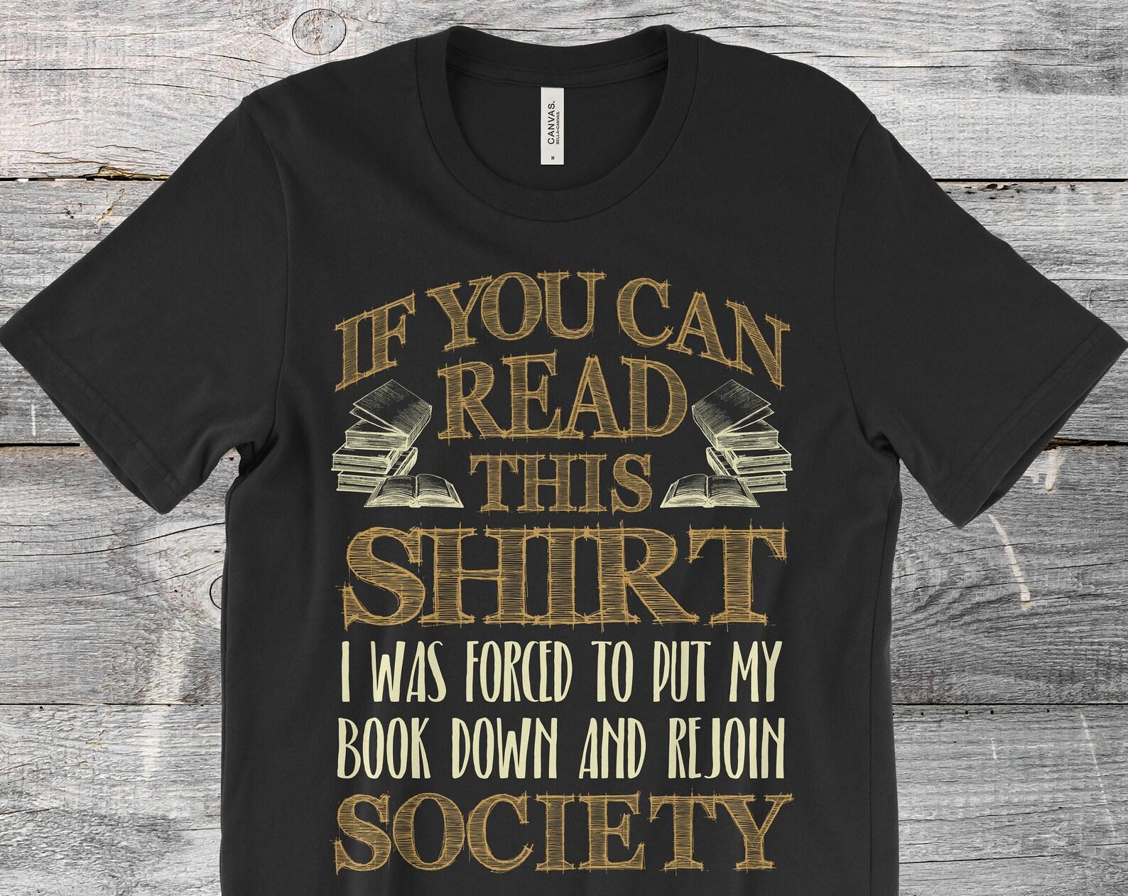 Reading T-Shirt, For Teachers, Book Lover Shirt, Read T Shirts, Librarian Shirt, Reader Reading Gift, Funny Reading Shirt, Reading TShirts, 100