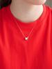 Sosoo Love Heart Silver Necklace