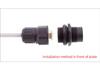 RJ45 Waterproof Panel Mount Gigabit Network Connector, US Standard, 8-Core