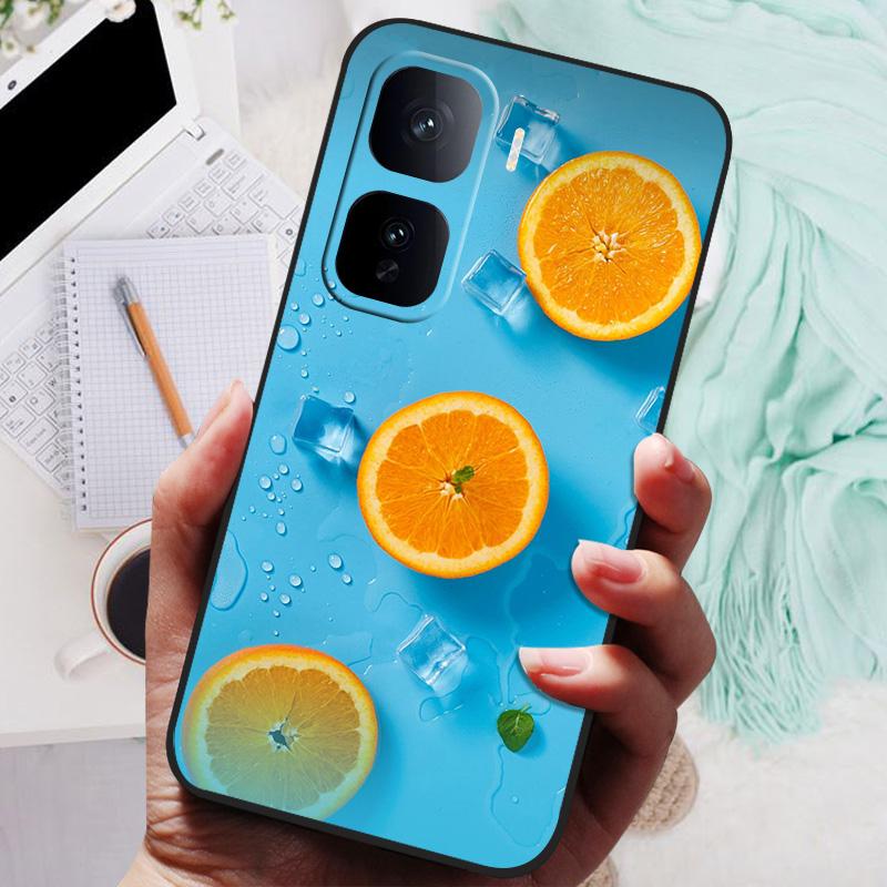 For VIVO IQOO Neo 10 Pro Case Black Cover Flowers Silicone Soft Back Cases For vivo iQOO Neo 10 Neo10 5G Phone Case 10Pro Bumper