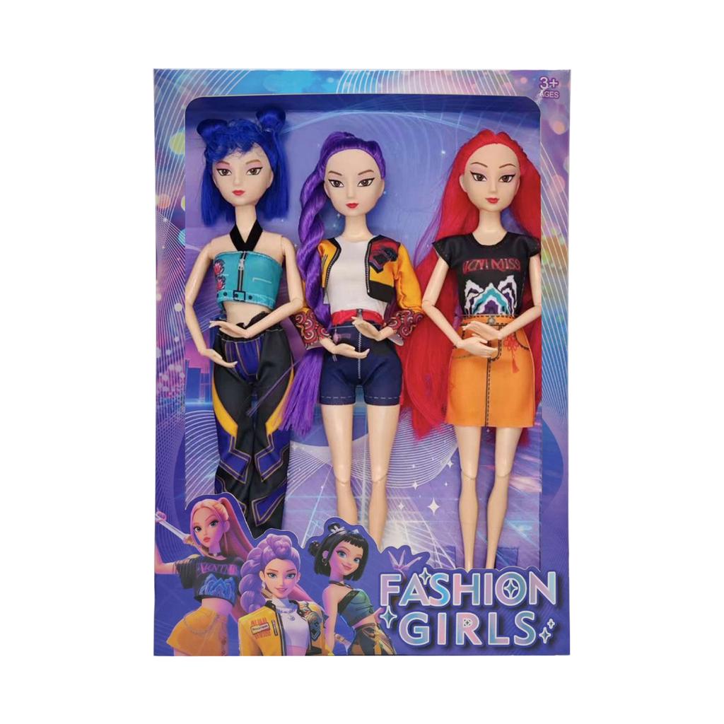 Fashionable Plastic Doll Figures Collection With Unique Stylish Outfits And Colorful Hairstyles Perfect Gift For Kids To And Creat