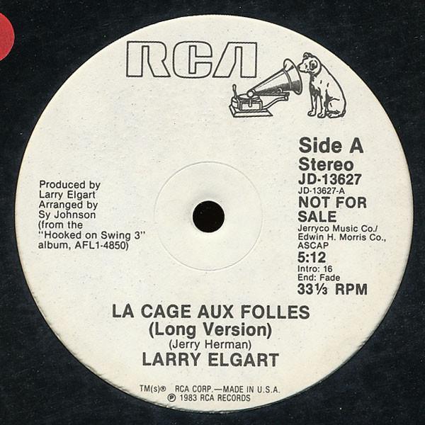 

12inch Record LARRY ELGART La Cage Aux Folles JD13627 RCA 1983 US Jazz Used