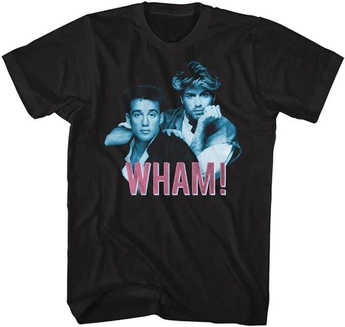 WHAM T-Shirt - WHAM Photo George Michael Mens T-shirt - New - Band Tees XXXL