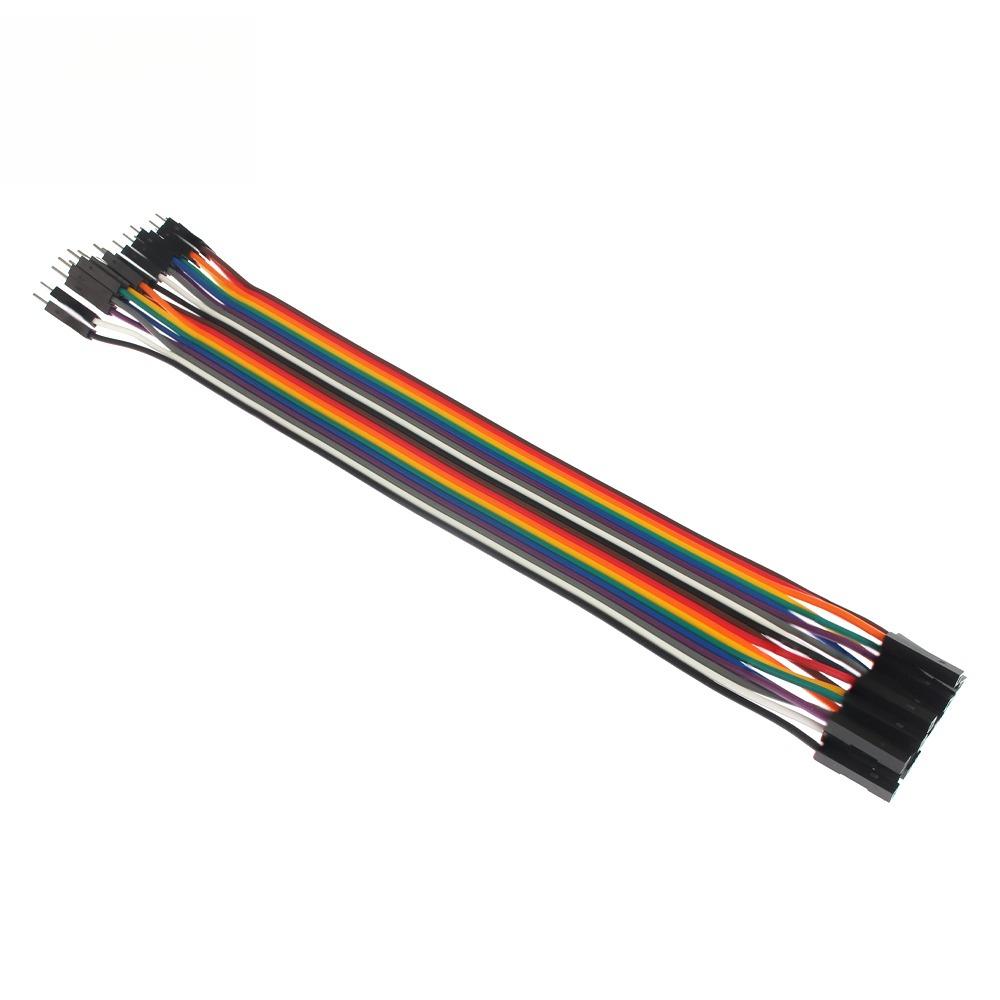 20 Stück 20-Pin Dupont-Leitung 10CM 15CM 20CM 30CM Stecker zu Stecker, Stecker zu Buchse, Buchse zu Buchse Jumper Dupont-Kabel für Arduino