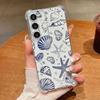 Whale Turtle Pattern Clear Phone Case For Samsung Galaxy S26 S25 S24 S23 Ultra S22 S26 Plus S21 S24 S25 FE Shockproof Soft Cover