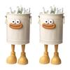 Cartoon Pen Holder Sausage Mouth Storage Bucket Large Capacity Student Desktop Storage Box Desk Organizer for Office Home