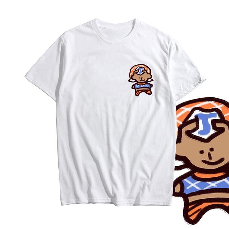 Anime JoJo Cute Character Print Short-Sleeved T-shirt Cotton Summer Men's And Women's Casual Fashion Sports Oversized Tshirt
