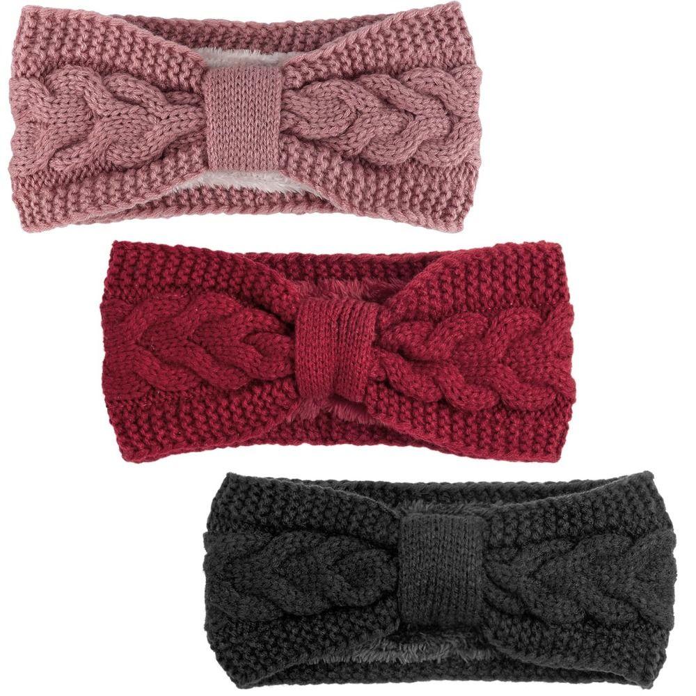 Knitted Crochet Turban Warm Ear Warmer Winter Women Headbands  Hair Accessories