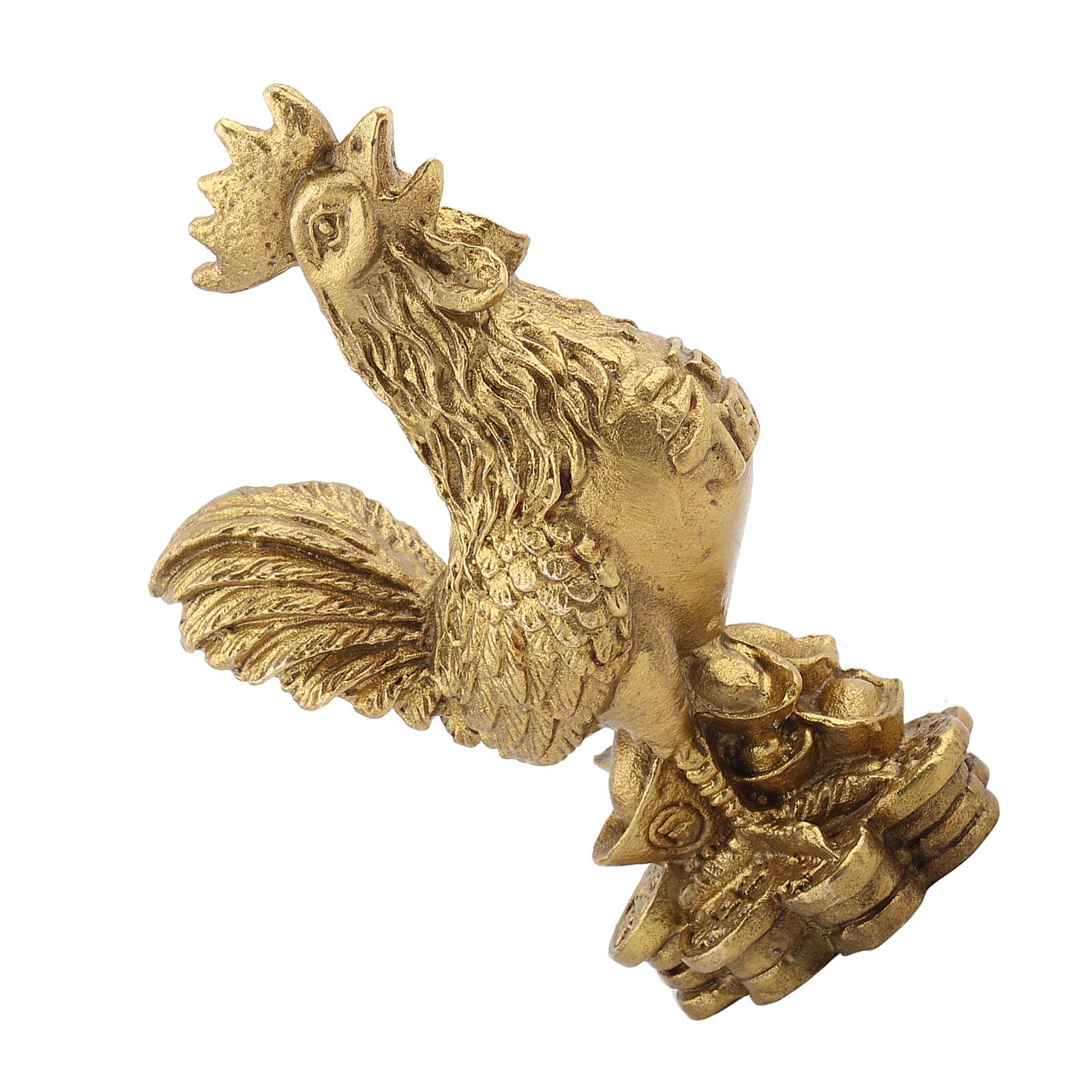 

Лучшая курица-петух из чистой латуни, символ удачи и богатства в геомантическом предзнаменовании