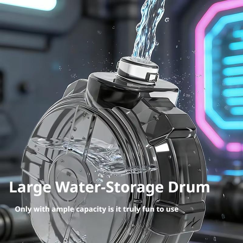 Electric Water Gun Automatic Continuous Firing Squirt Gun Outdoor Toy Long Range Shooting Water Gun with Lights Swimming Toys