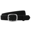 Square Buckle Suede Belt Maillard Trouser Decoration Elegant Pu Waistbands  Female/Girls