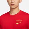 Nike T Shirts Men's Gym Red Moderate FZ8719-687