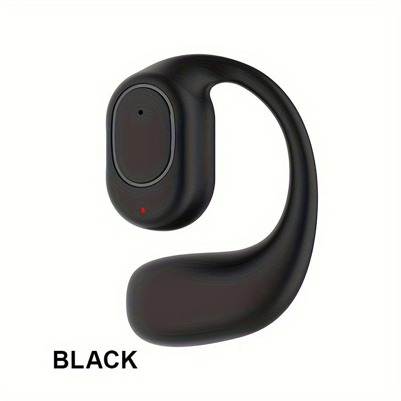 New 1Pc Bluetooth Wireless Earbud Headphones - 3D Surround Sound, Touch Control, Noise Cancelling Voice Call, Condenser Mic, Universal Phone Control