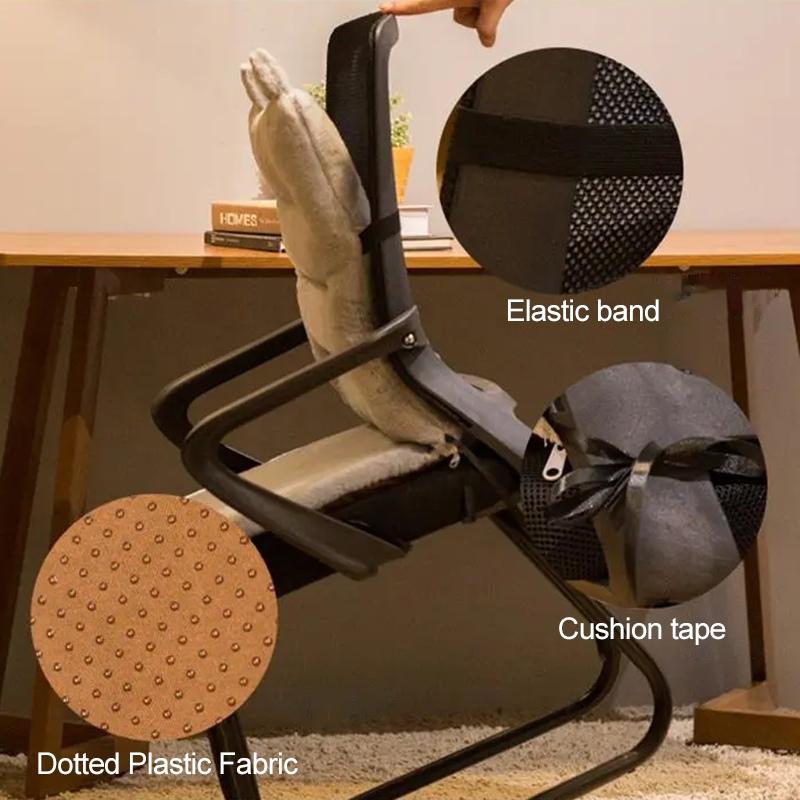 Winter Thickening Office Sedentary Heating Cushion Chair Lumbar Cushion Backrest Cushion One Fart Cushion Buttocks Seat Electric Heating