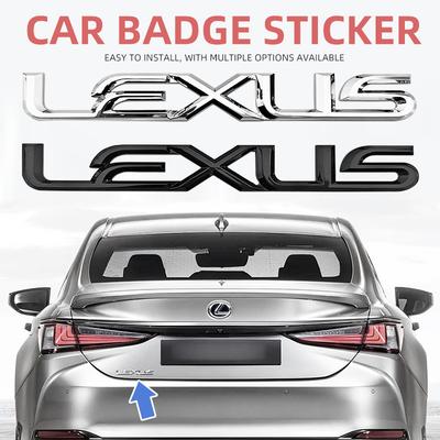 3D Car Trunk Letter Sticker Accessory For F SPORT GX460 Ct200h IS250 ES 220D IS200 Fsport GS GX IS LS LX NX RX UX CT LC RC