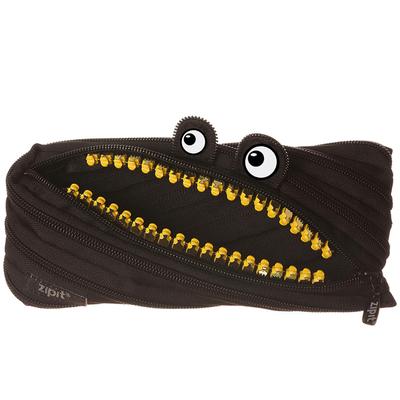 Zipit Pencil Case Grillz Monster Pouch Mr. Bell Black