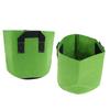 Gartenpflanzen Anzuchtsack Vliesstoff Gemüse Blume Pflanztopf mit Griffen Grün Schwarz(7 Gallon )