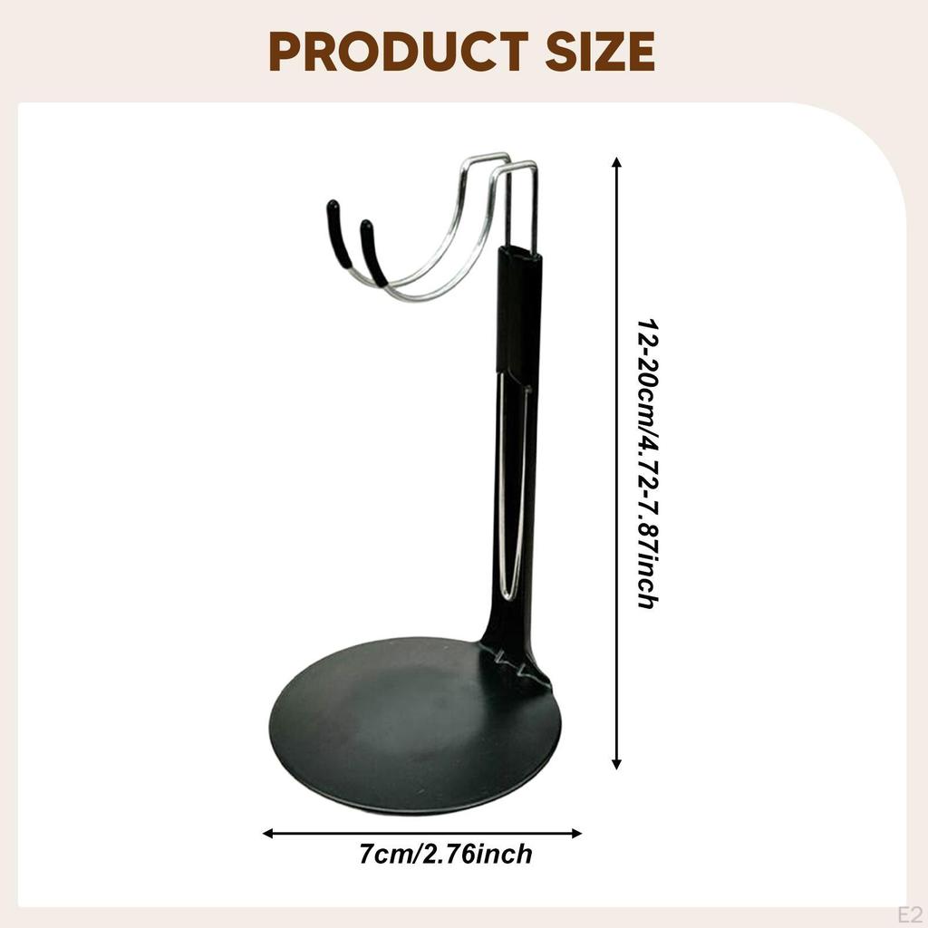 1/6 Action Figure Stand Doll Stand,Portable,Collection for 12 Inch Figures Adjustable Height Display