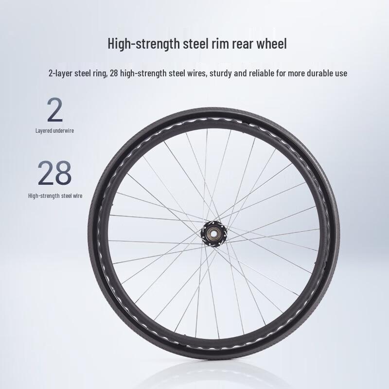 JY Foldable Lightweight Travel Wheelchair