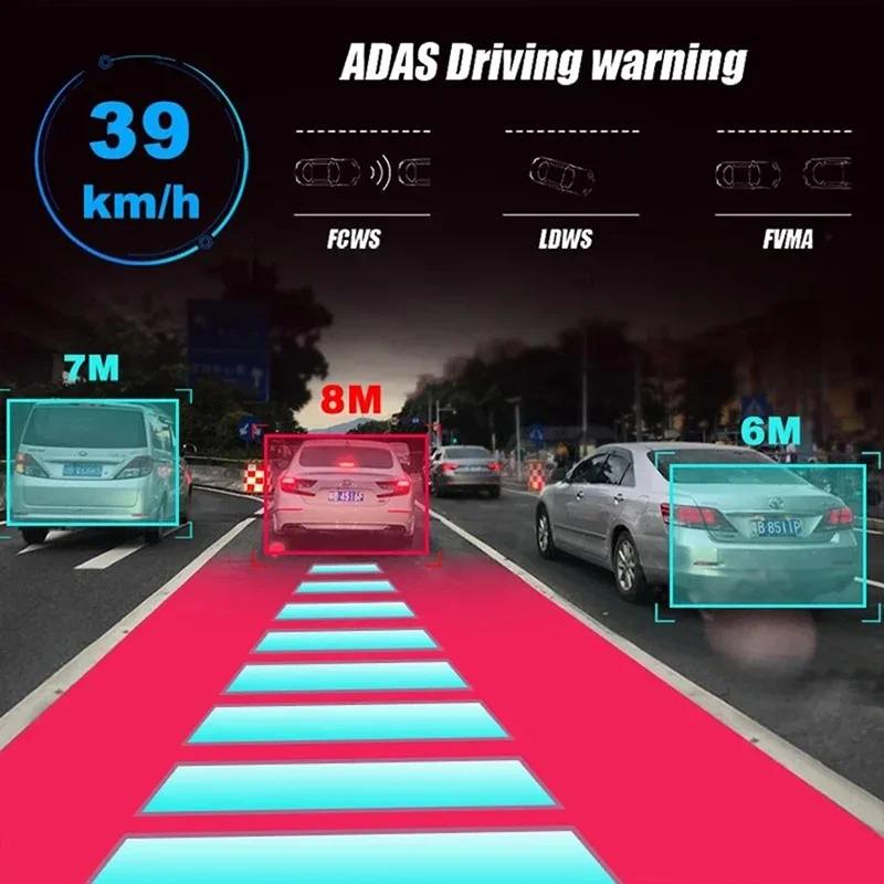 Auto DVD Android Player Navigation Full HD Auto DVR USB ADAS Dashcam Headunit Auto Audio Sprachalarm LDWS G Stoß