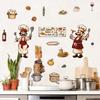Kitchen Wall Decals, Self-Adhesive Food Stickers for Dining Room Home Decor