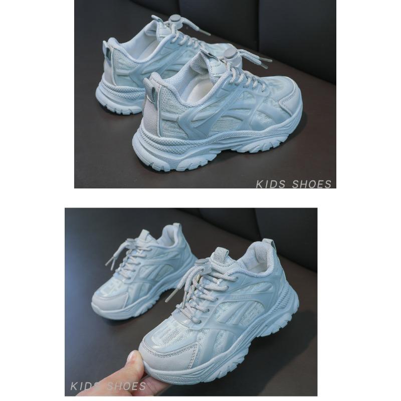 Новая универсальная детская обувь весна-осень обувь для девочек и пап сетчатая дышащая — фото 12