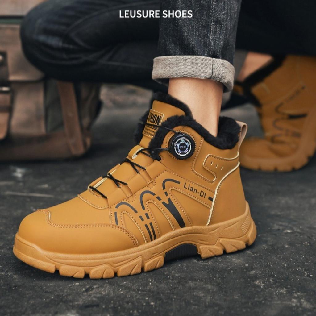 Velvet Shoes, Thick Shoes, Cotton Shoes, Men's Shoes, Warm Shoes, Martin Boots, Breathable, Casual Shoes, Sports Shoes