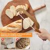 Stainless Steel Serrated Sourdough Bread Slicer Labor Saving Bread Saw Pastry Cutting Tool with Removable Handle Baking Tools