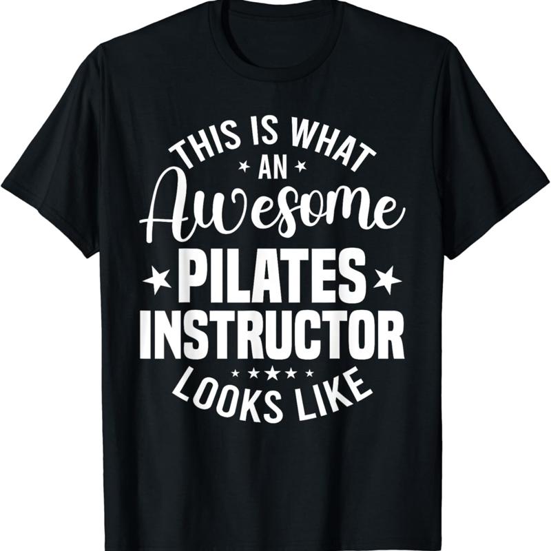 

This Is What An Awesome Pilates Instructor Looks Like T Shirt - Men s Summer Cotton Graphic Tee S разноцветный