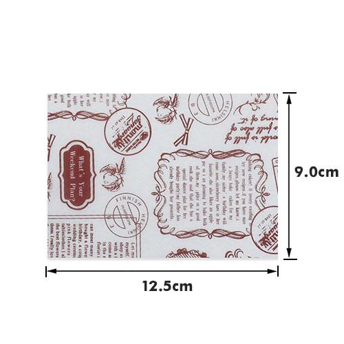 100 Stück/Los Süßigkeitenverpackungen Wachspapierbögen Backverpackung Nougat-Verpackungspapier für Weihnachten Hochzeit Geburtstagsparty