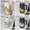 With Tea Strainer Stainless Steel Water Bottle Leak Proof Tea Cup Insulated Cup  Workplace Use