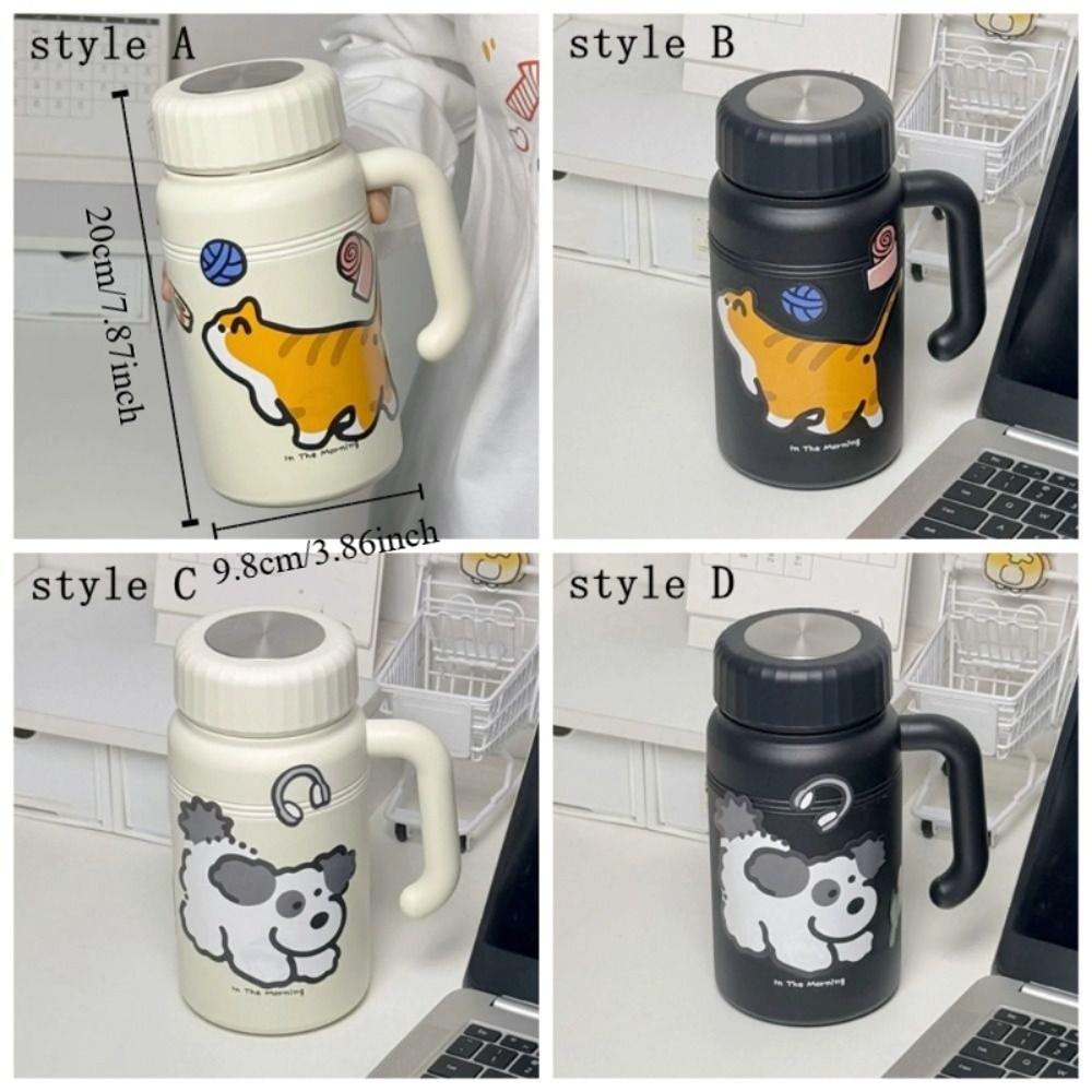 With Tea Strainer Stainless Steel Water Bottle Leak Proof Tea Cup Insulated Cup Workplace Use