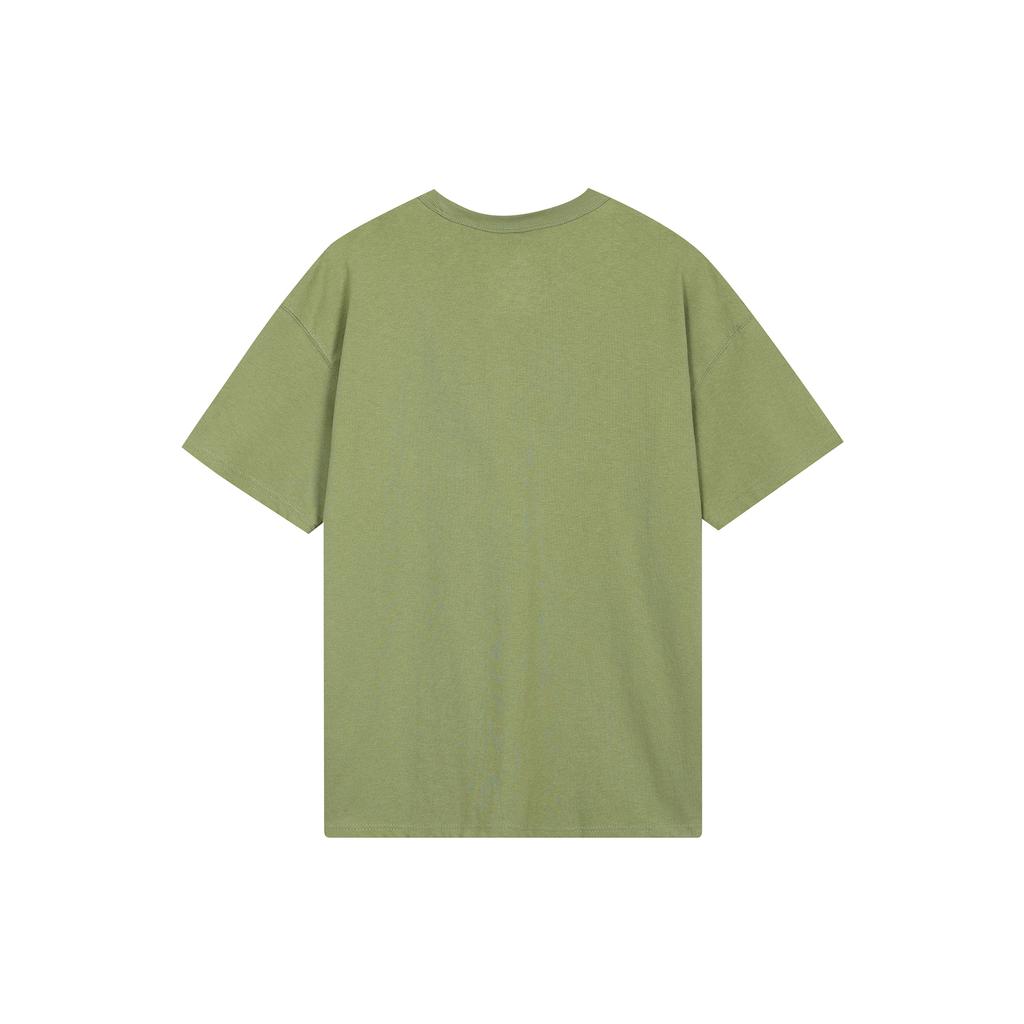Nike T Shirts Men's Green Crew Neck Moderate Straight Fit DQ9296-334
