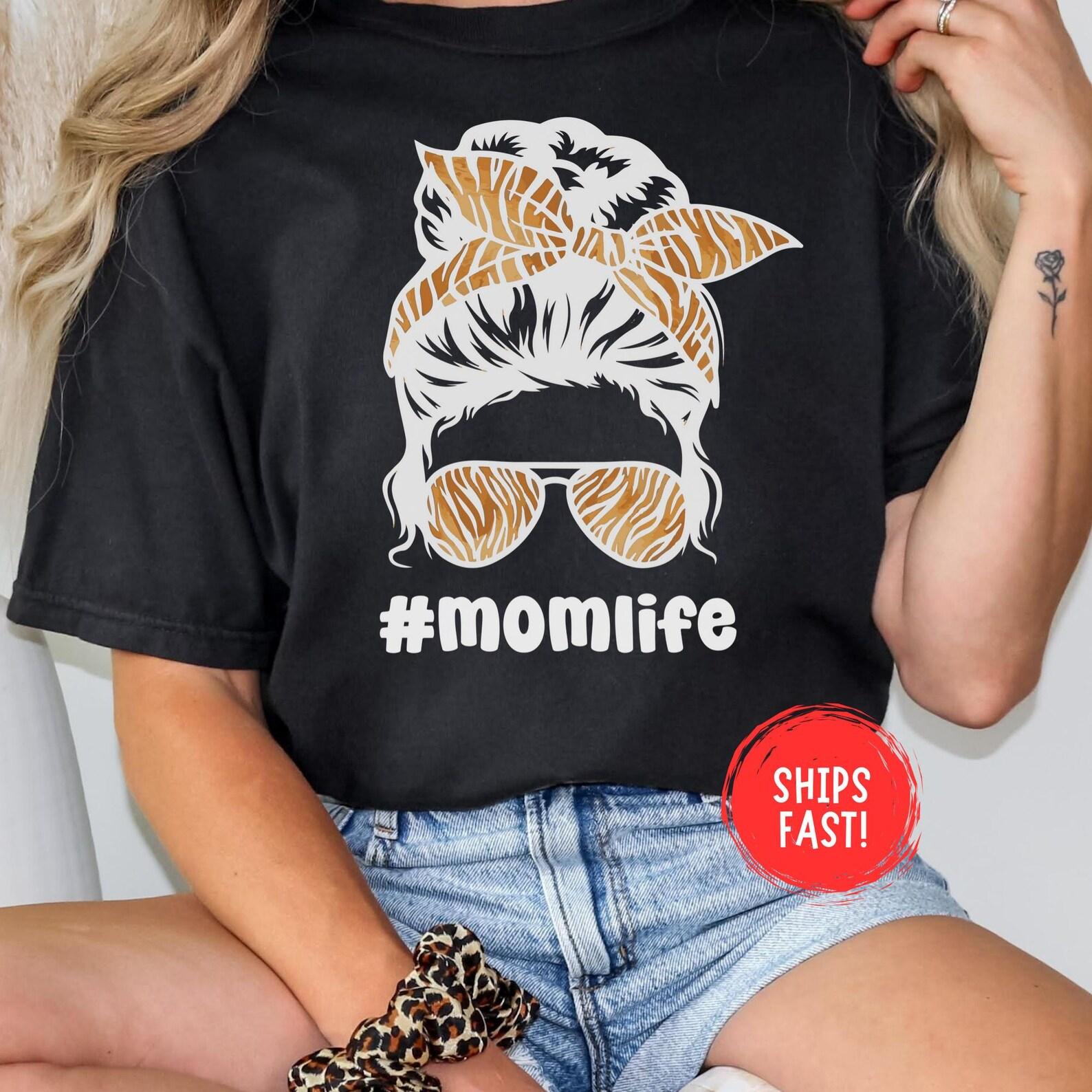 Mom Life Shirt Funny Mom Life Tee Mama Bear Graphic Shirt Trendy Mom Outfit Gift For Mom Mother s Day Casual Everyday Mom Comfort Colors S