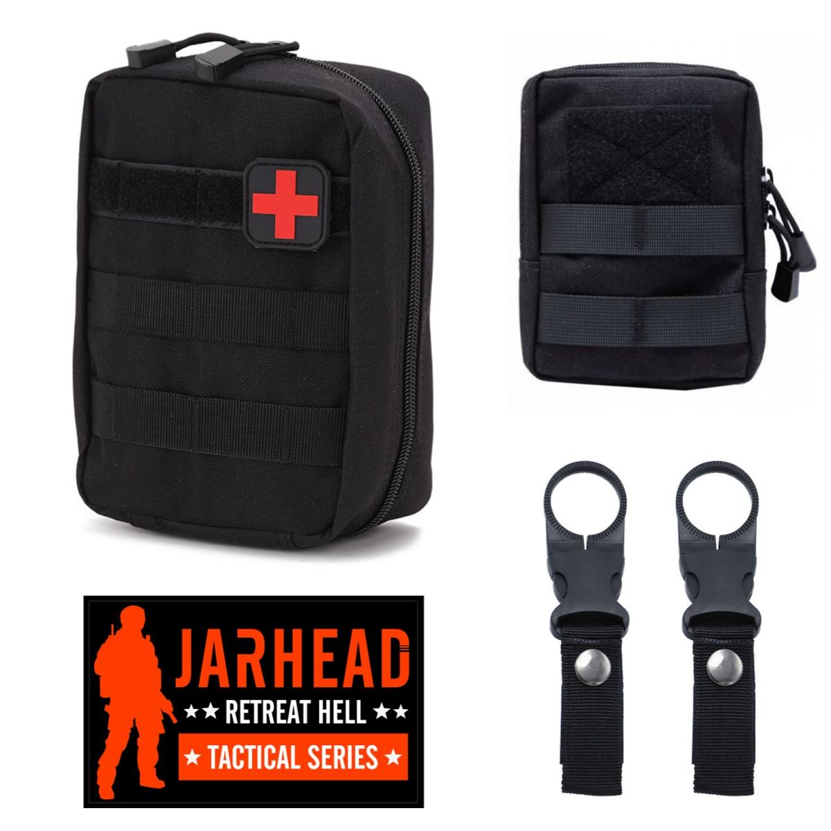 Portable Tactical First Aid Kit Hiking Hunting EDC Pouch Combination Outdoor Vest Backpack Molle Accessory Kit Tools Pouch