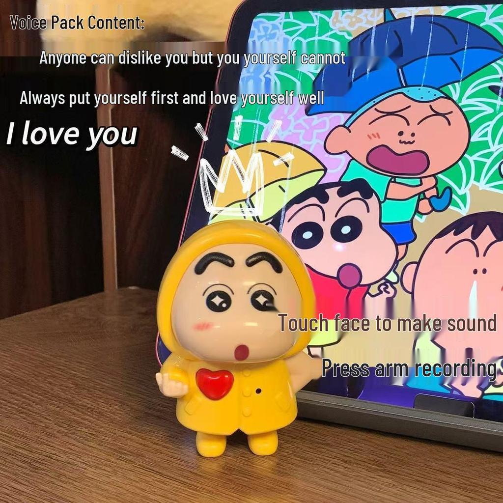 Crayon Shin-chan Talking Doll Keychain with "I Love You" Quotes