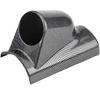 Aramox Universal Carbon Fiber Gauge Holder Bracket, Racing Meter Pod for Single Hole Installation