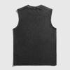 Camiseta sem mangas masculina verão marca de tendência colete caveira colete retrô americano masculino esportes basquete lavado e desbotado
