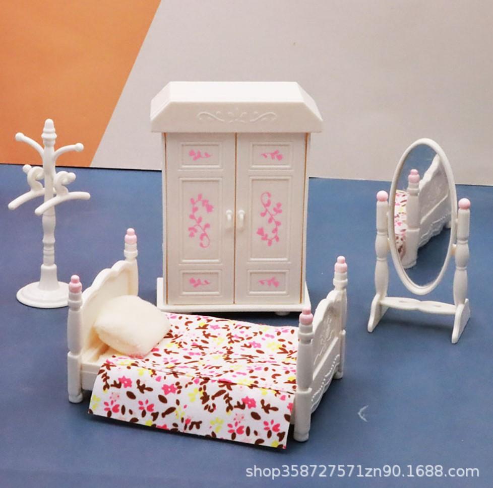 Play House Toy Simulation Mini Furniture Full Set Kitchen Doll House Miniature Food Play Scene Ornament Girl Model