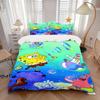 3pcs SpongeBob and Friends Printed Bedding Set, Soft and Comfortable Quilt Cover for Bedroom, Guest Room (1 Duvet Cover + 2 Pillowcases, Pil