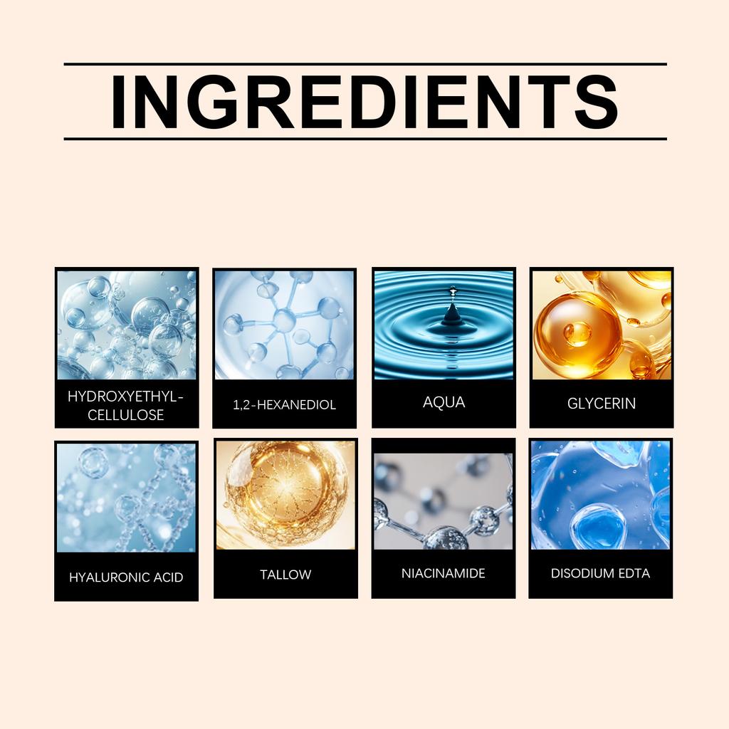 Beef Facial Moisturizing Serum For Hydrate, Refine Pores, Shrink Pores 60ML