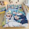 Anime Duvet Cover Pillowcase Kawaii H-Hatsune Miku Bedding Set Adult Boy Girl Bedroom Decoration Single Double Size
