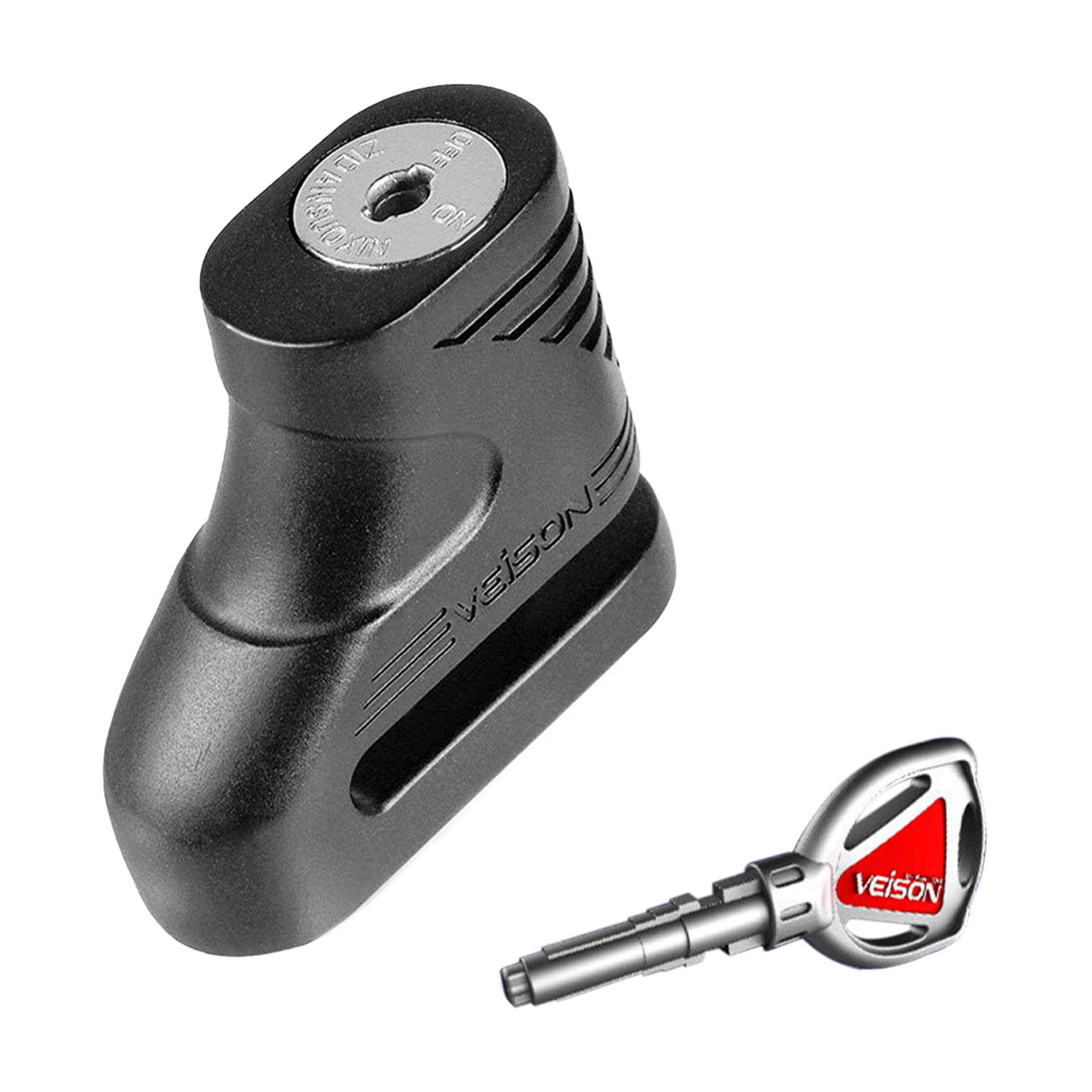 

nullie Disc Lock Road Bike Motorcycle Anti-Theft Anti-theft Anti-theft Round Key (Black) чёрный