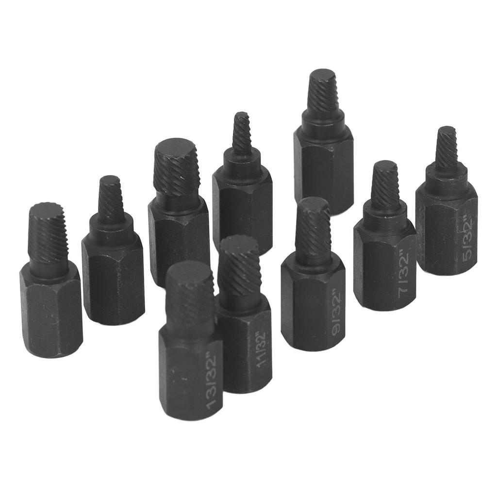 Set 10 Buc Extractor Șuruburi Rupte 14 732 316 532 18 1332 38 1132 516 932in Șurub Deteriorat