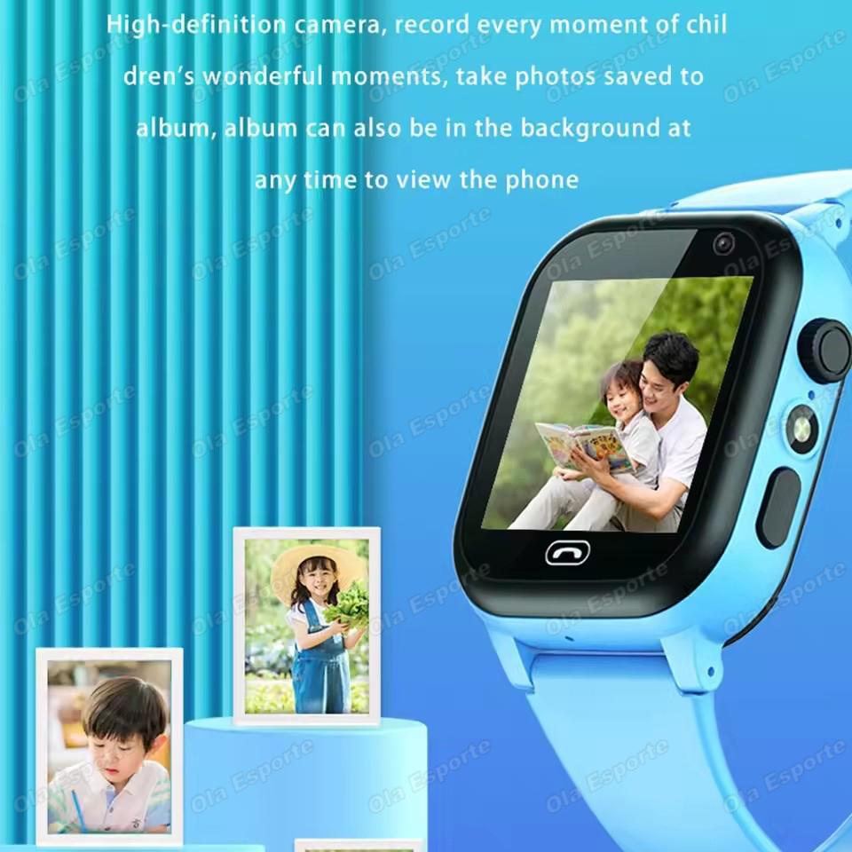 Kids Smart Watch GPS Location Video Call Sim Card SOS Child Camera Waterproof smartwatch Upgrade  For Boys Girls Gifts