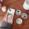Cute Animal Glass Circular Magnetic Suction Phone Airbag Holder Back Sticker Extendable Desktop Lazy Ins Style