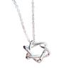 925 Silver Necklace 45CM Six-pointed Star Pendant Necklace for Women Simple Fashion Necklace Anniversary Jewelry Gift